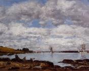 尤金 布丹 : Kerhorl, the Bay, Mouth of the River Landerneau